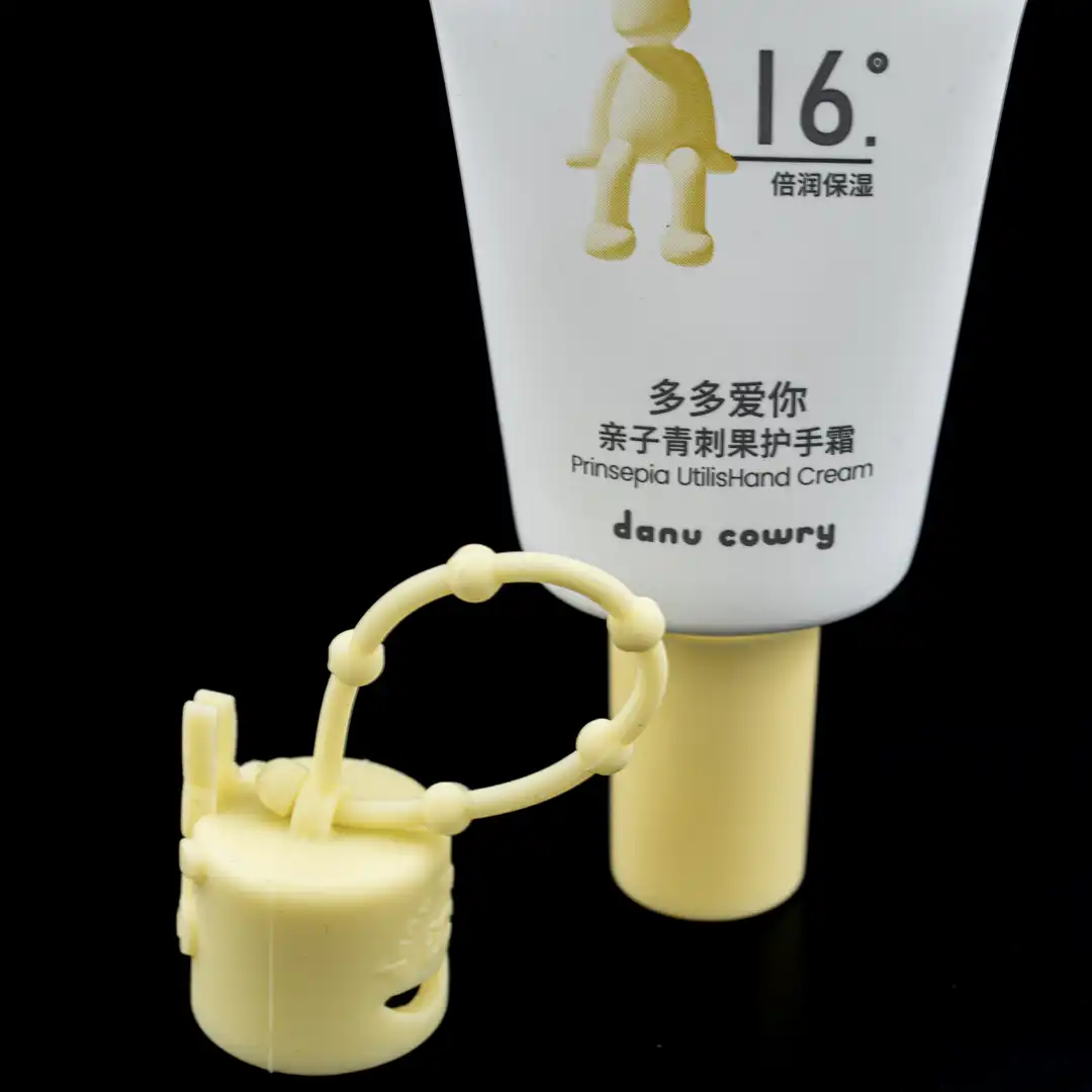 Loop-cap plastic hand cream tube image 2